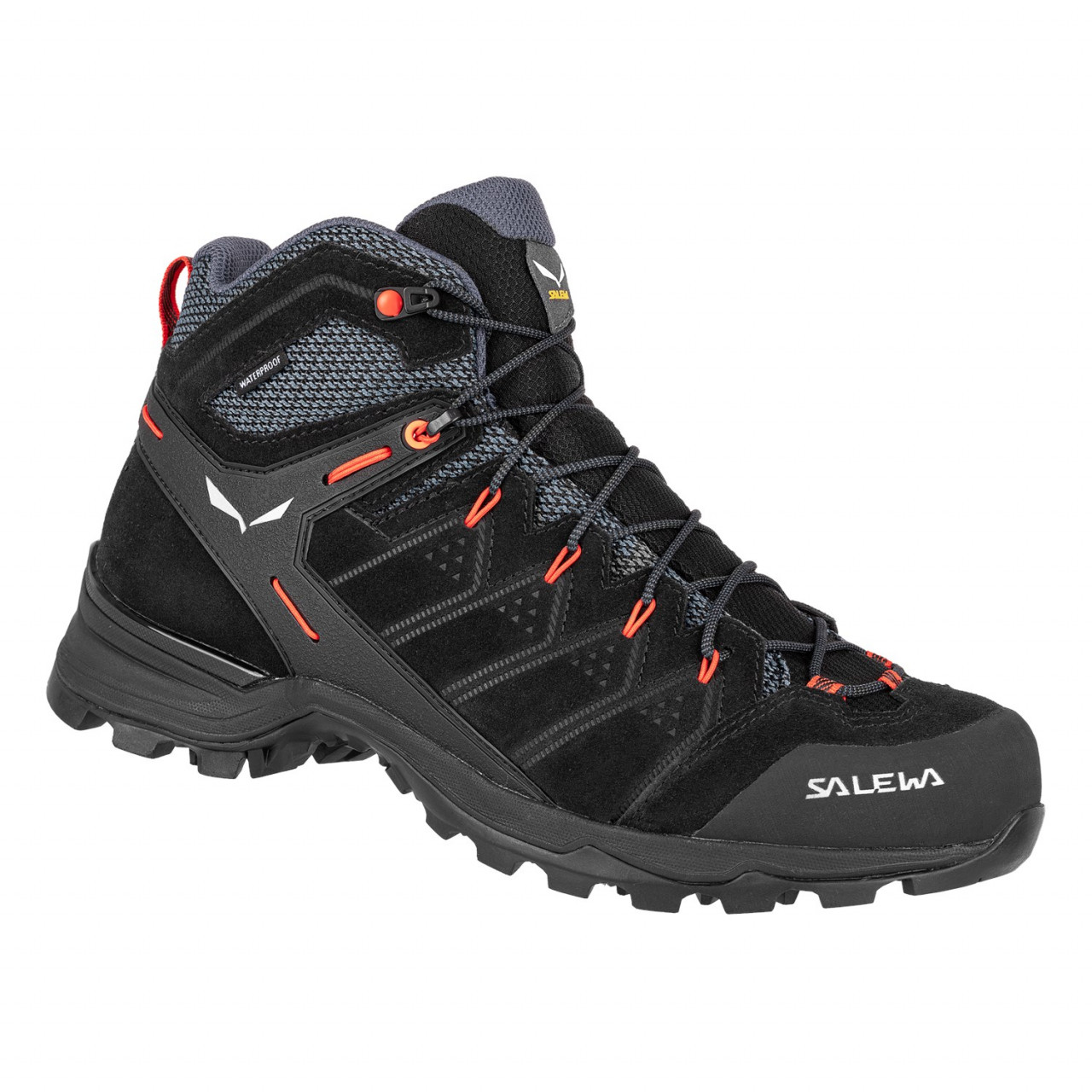 Salewa Alp Mate Mid Waterproof ορειβατικα παπουτσια ανδρικα μαυρα/πορτοκαλι Greece KH6423985